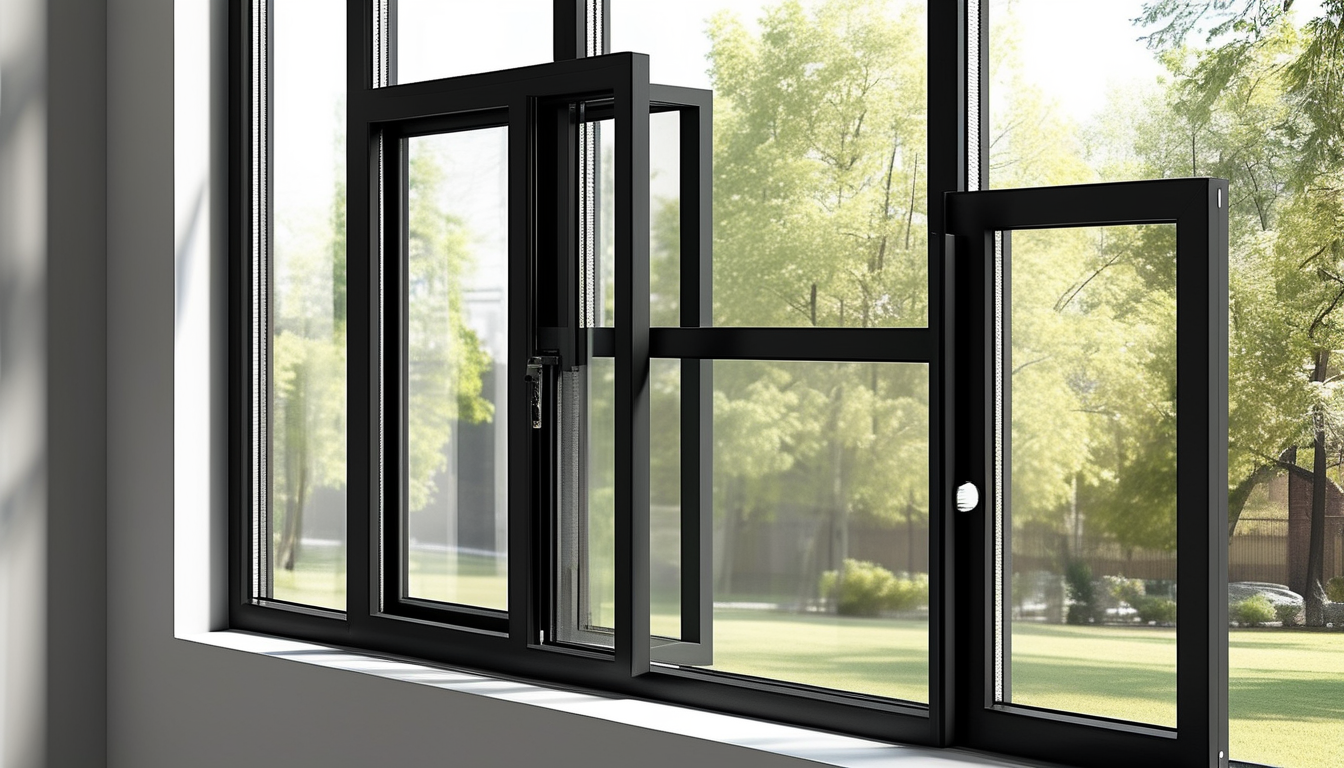Aluminum Insulated Window For Replacement Projects