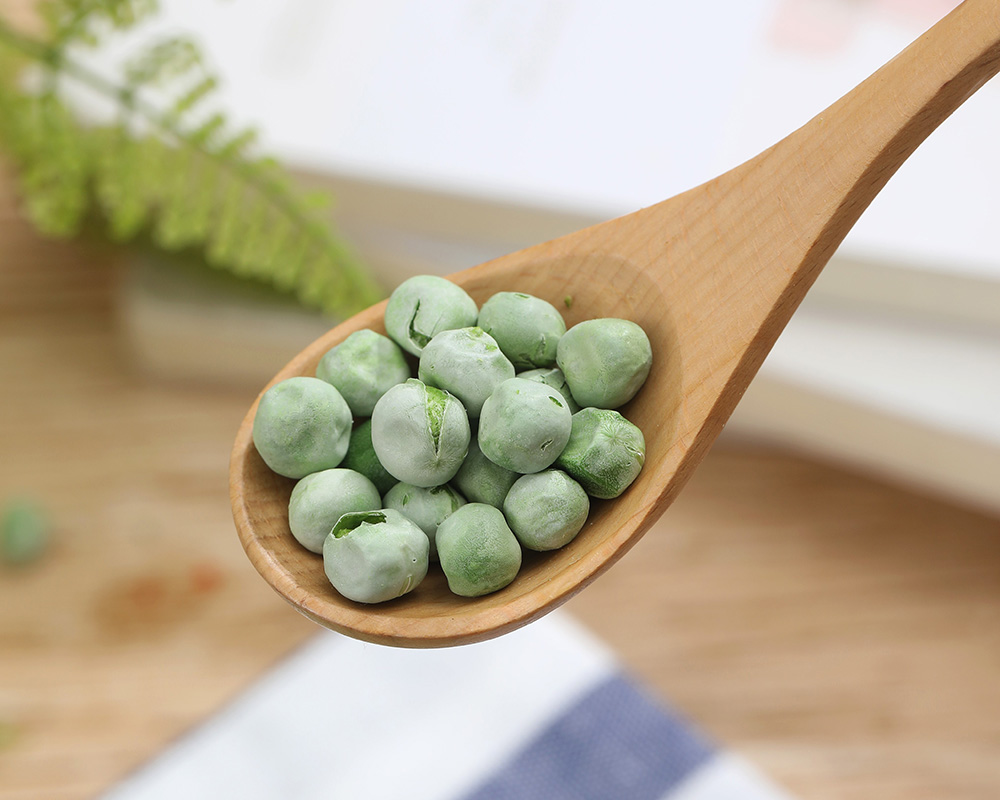 freeze dried green peas