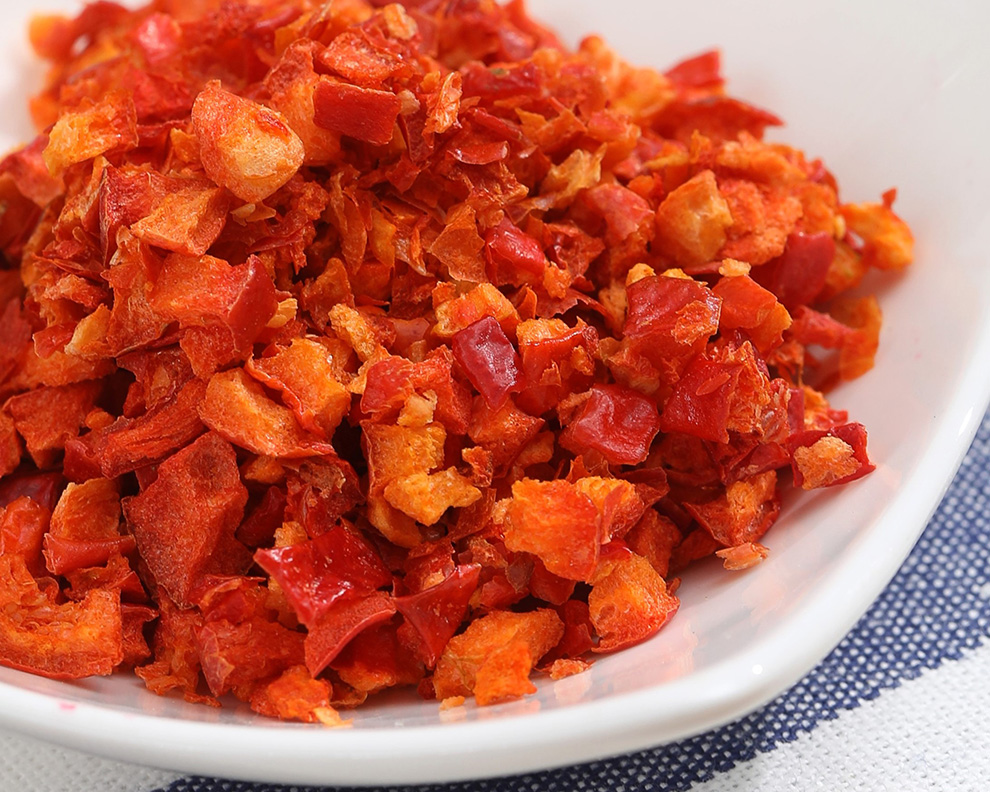 freeze dried red bell pepper flakes