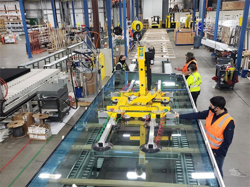 Glass Curtain Wall Assembly Line02