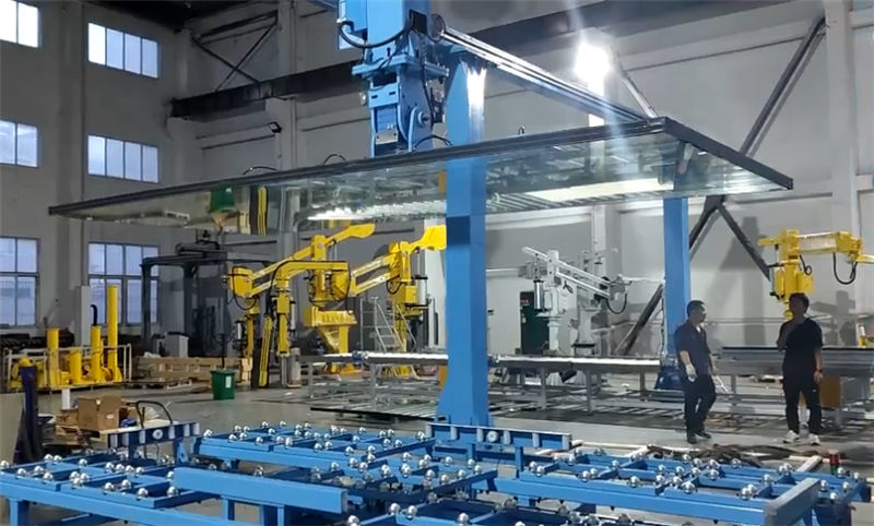 Glass Curtain Wall Assembly Line04