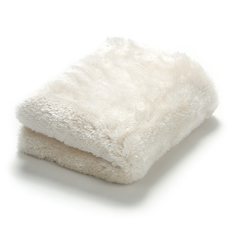 Fluffy Plush Bath Mat - Absorbent Thick Non Slip Microfiber TPE Mat