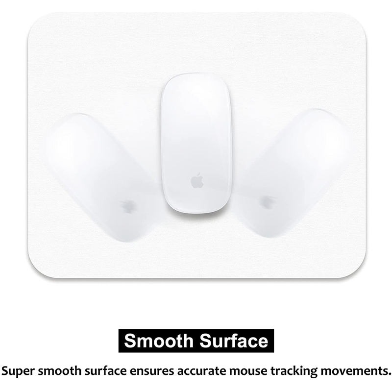 Blank Mouse Pad- White Rubber Mouse Mat For Sublimation Printing