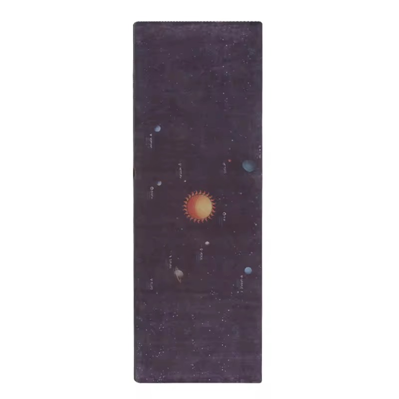 Printed PU Yoga Mat-Non Slip Natural Rubber  Mat
