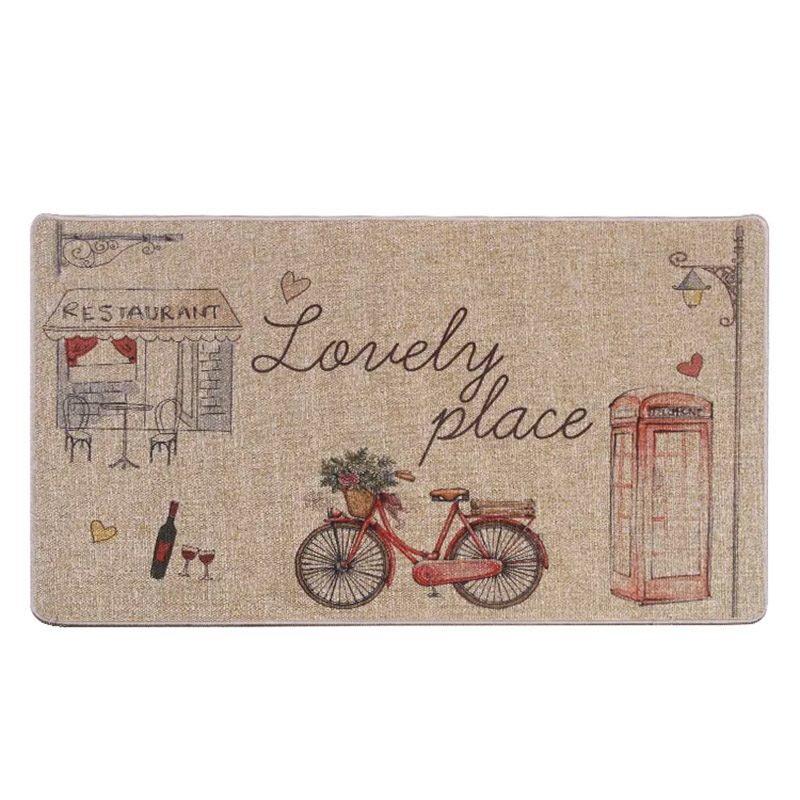Custom High Quality Printed Non-Slip Door Mat With Rubber Backing