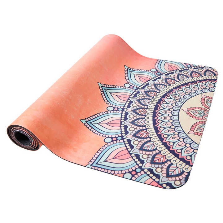 Suede Yoga Mat - Non Slip Eco Natural Rubber Mat