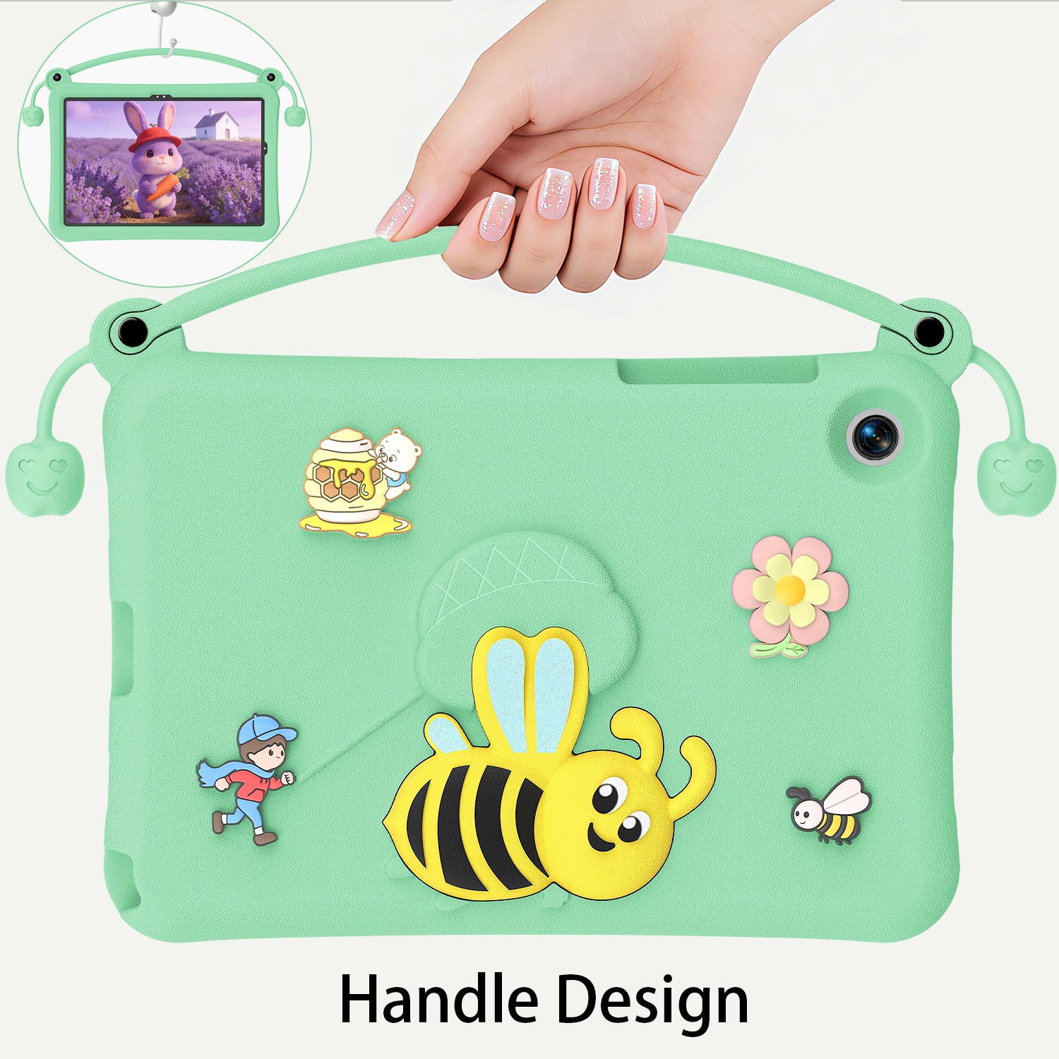 case for samsung galaxy a9 tablet light cyan-(5)