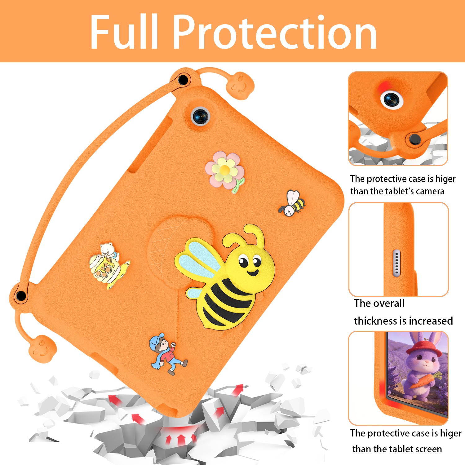 case for samsung galaxy a9 tablet orange-(4)