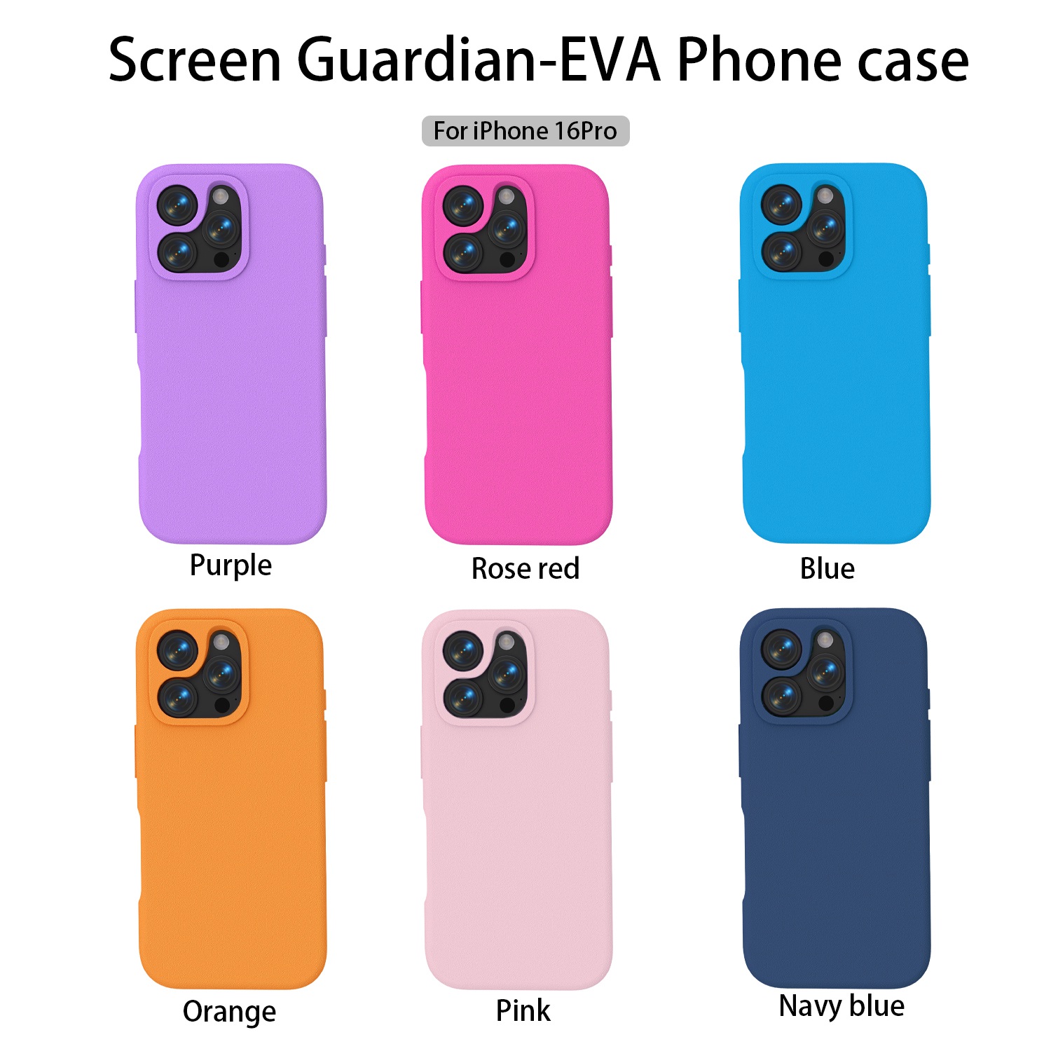 Screen Guardian Phone Case Color total