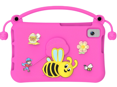 Shockproof 8 in samsung tablet case-Rose Red