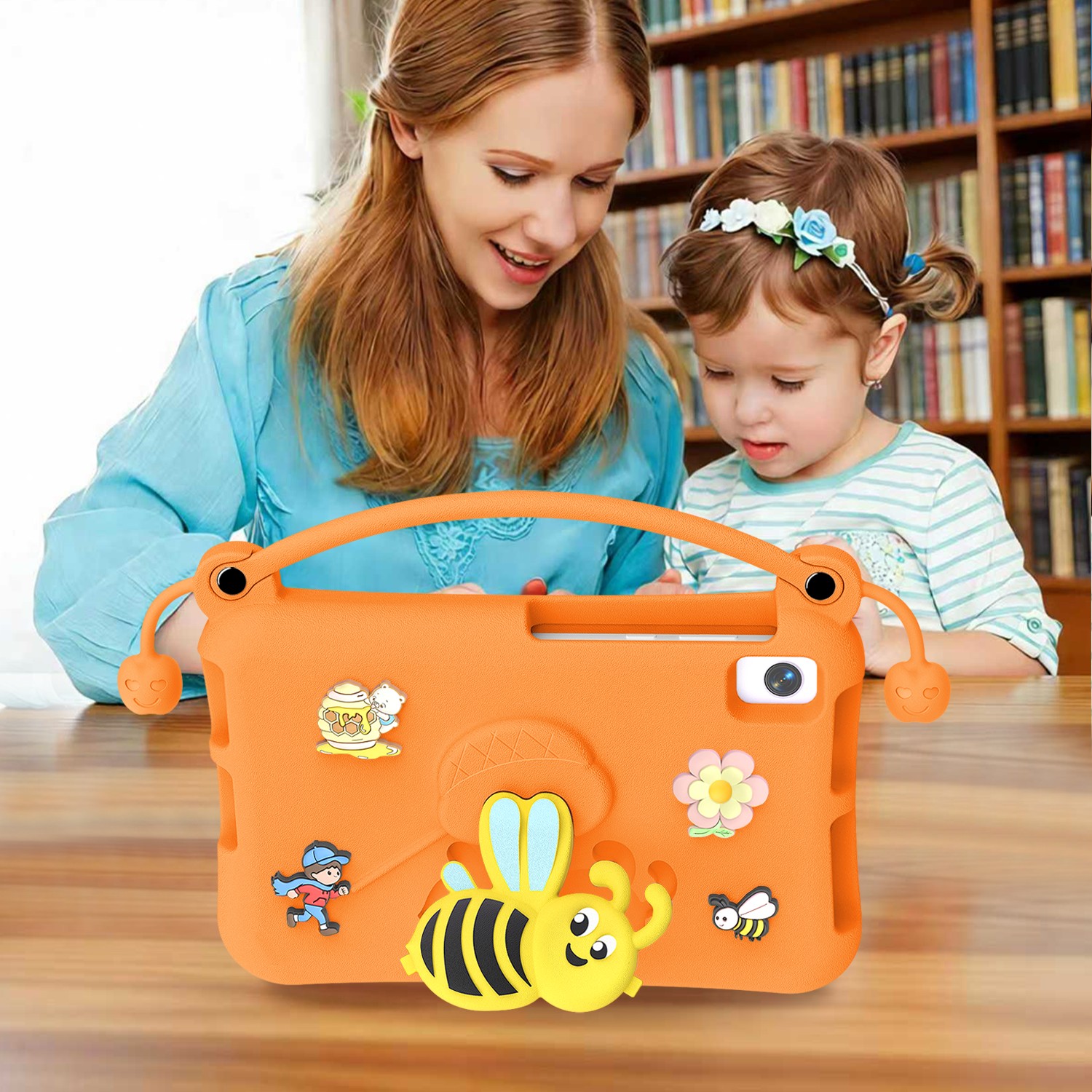 Full-body shockproof huawei tablet case for kids (3)