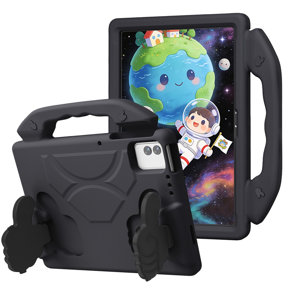 Black-Tecno Infinix Duty Thumb Protective case
