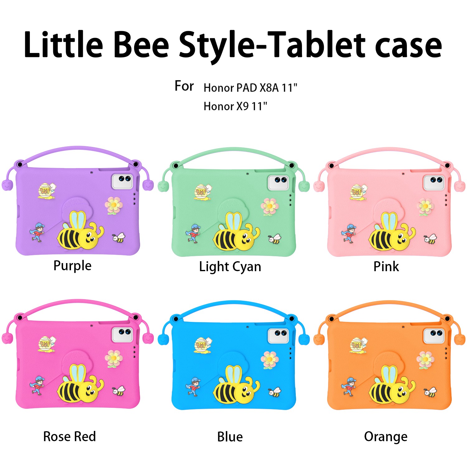 Cut Little Bee Case for Honor X9 Colors