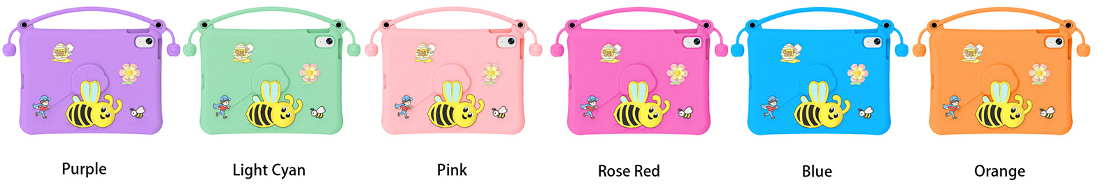 Kid Tablet Case for iPad A16 Colors