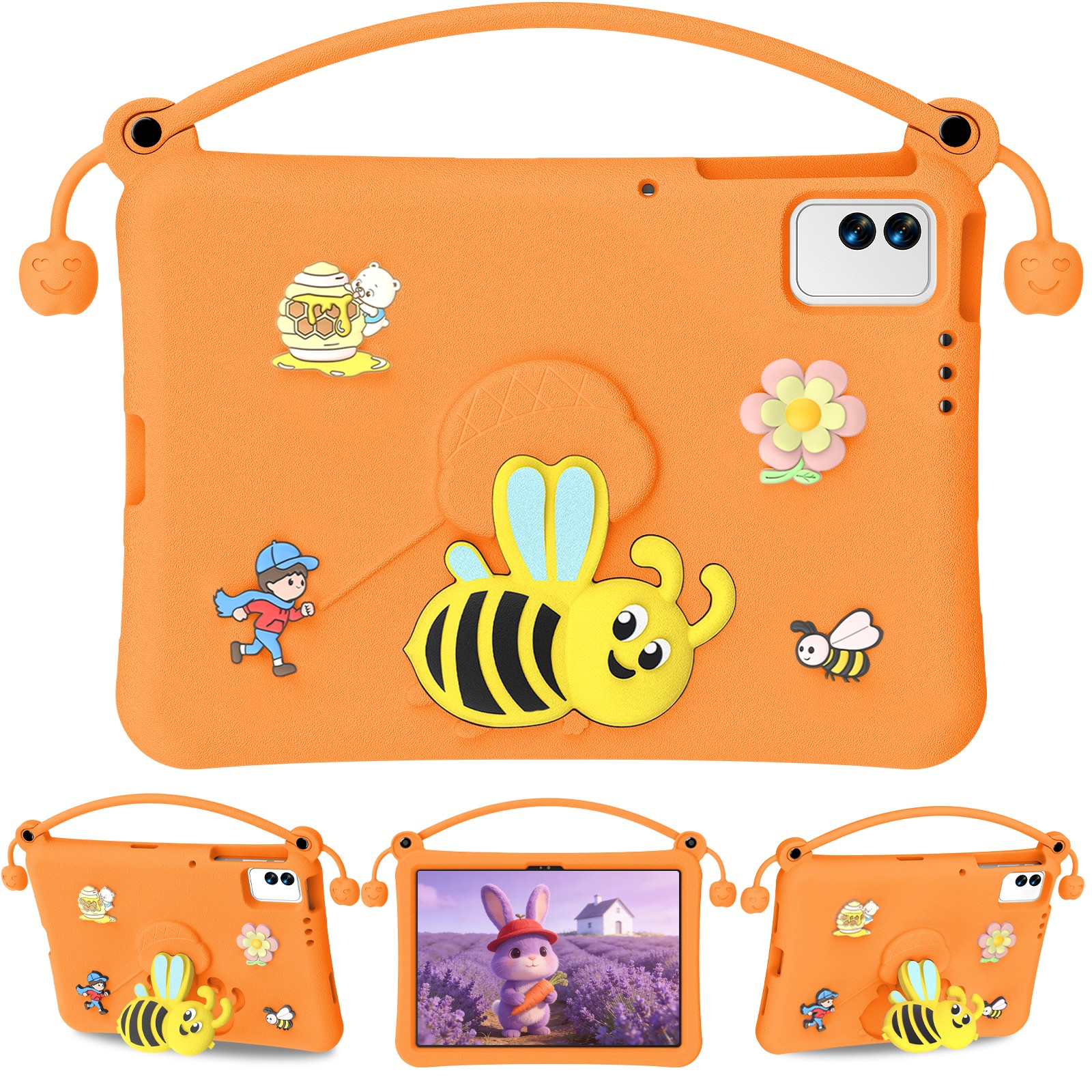 Étui de protection orange pour Infinix XPad 30E 11 pouces