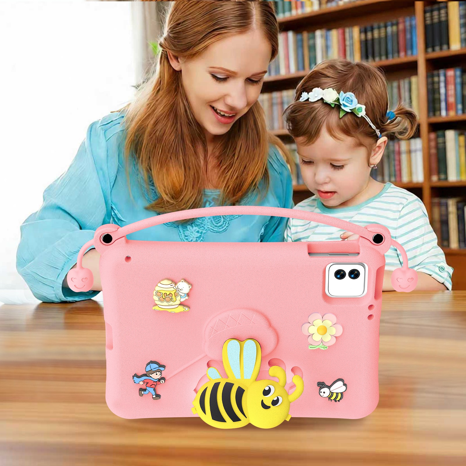 Pink-POCO PAD tablet case for Kids