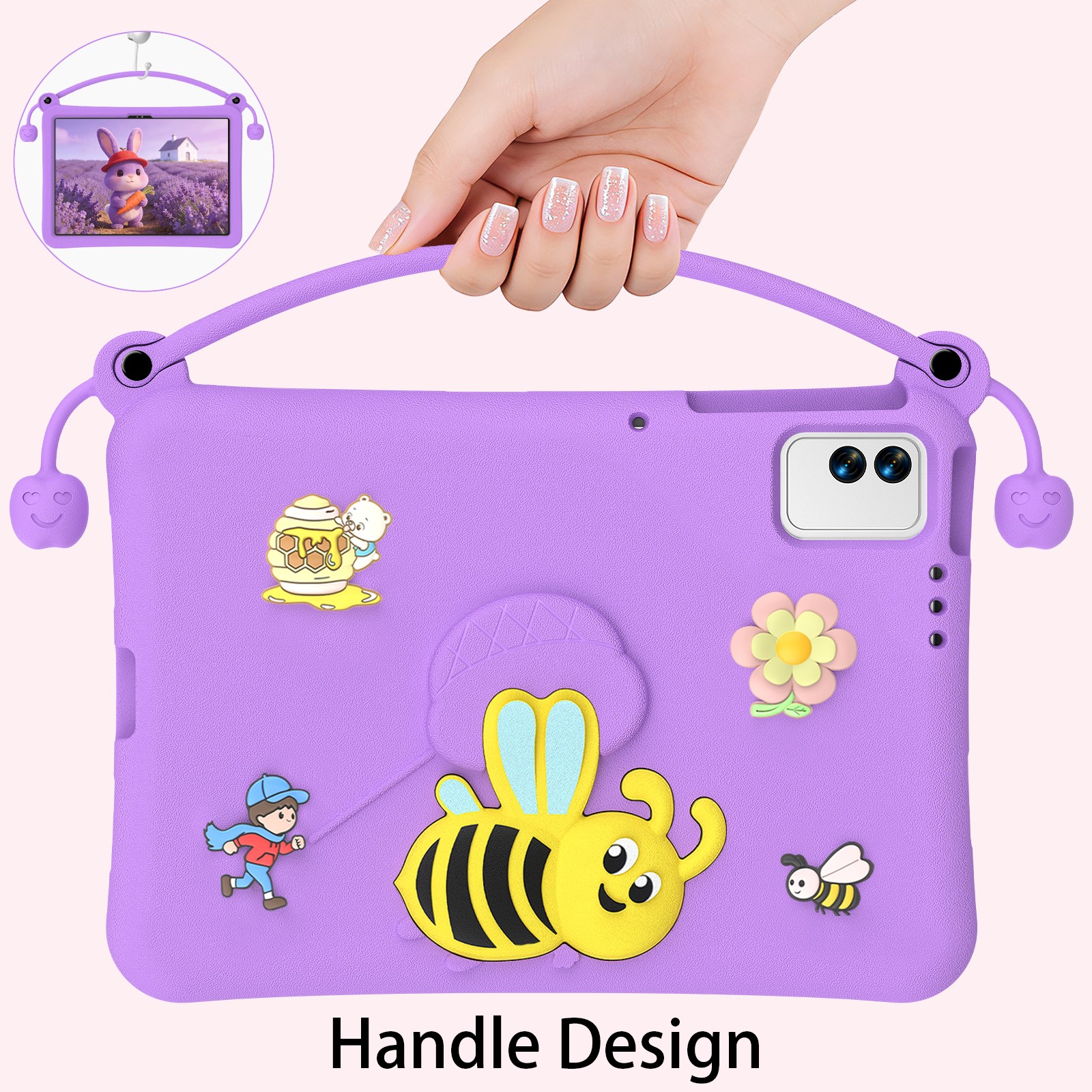 Étui de protection violet pour Infinix XPad 30E 11