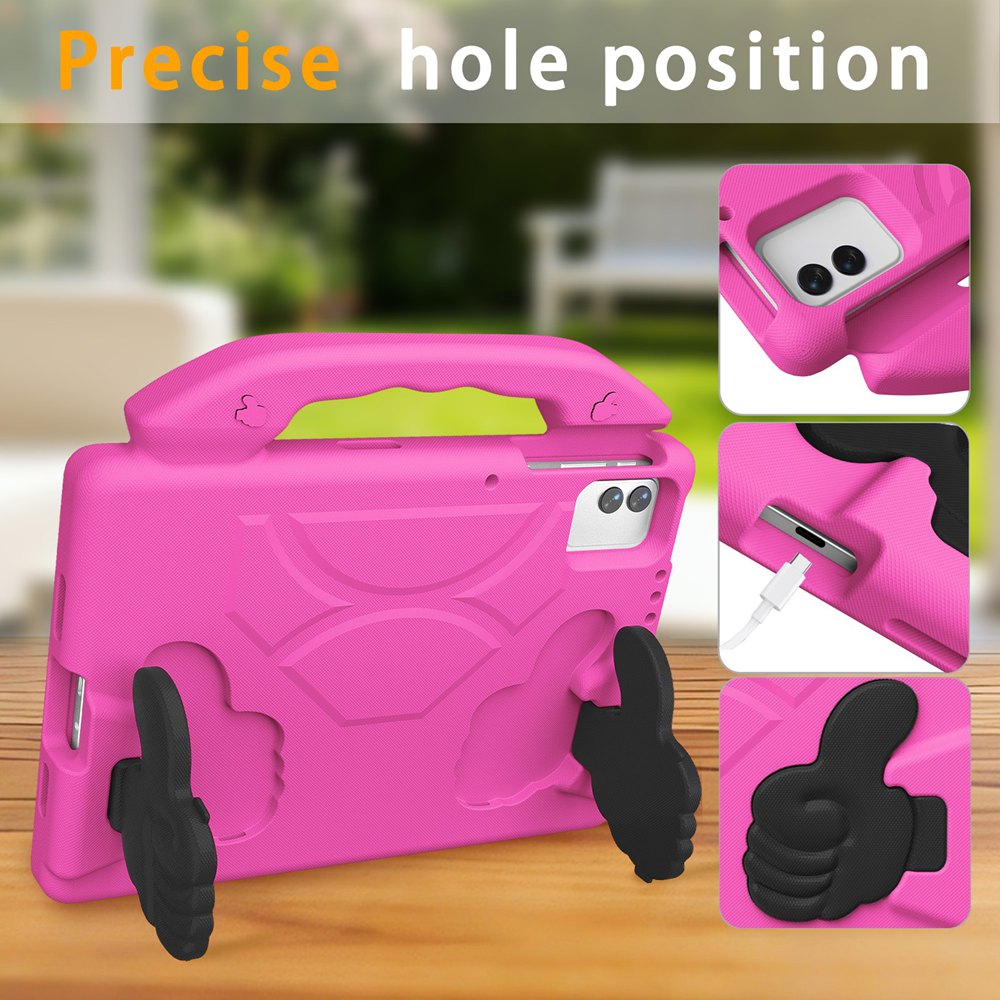 Rose Red-Tecno Infinix Duty Thumb Protective case