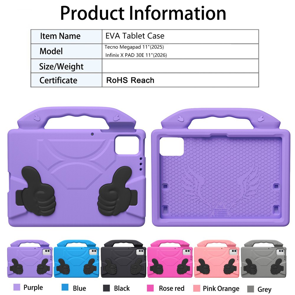 Tecno Infinix Duty Thumb Protective case custom colors