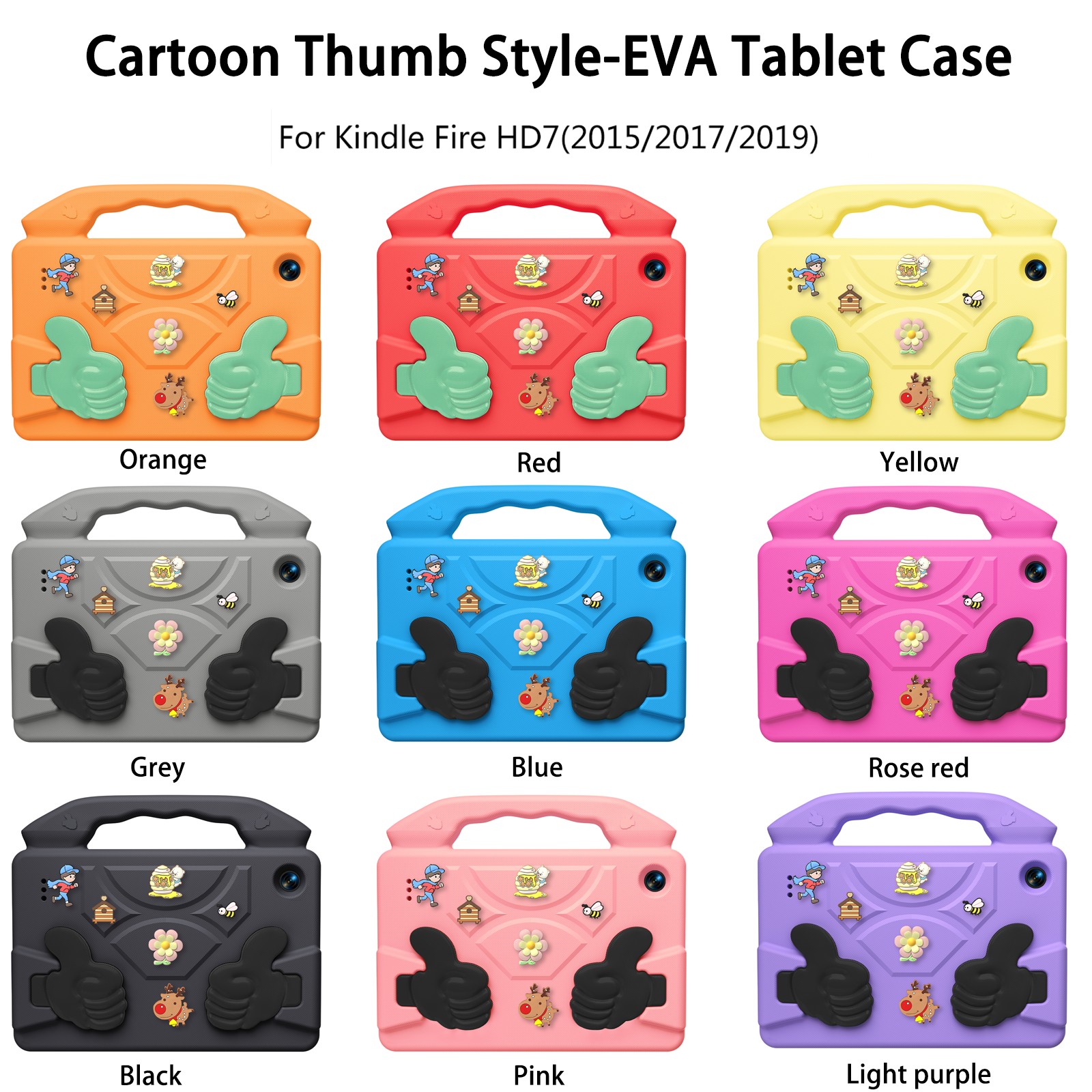 Étui pour tablette Amazon Kindle Fire HD7 2017