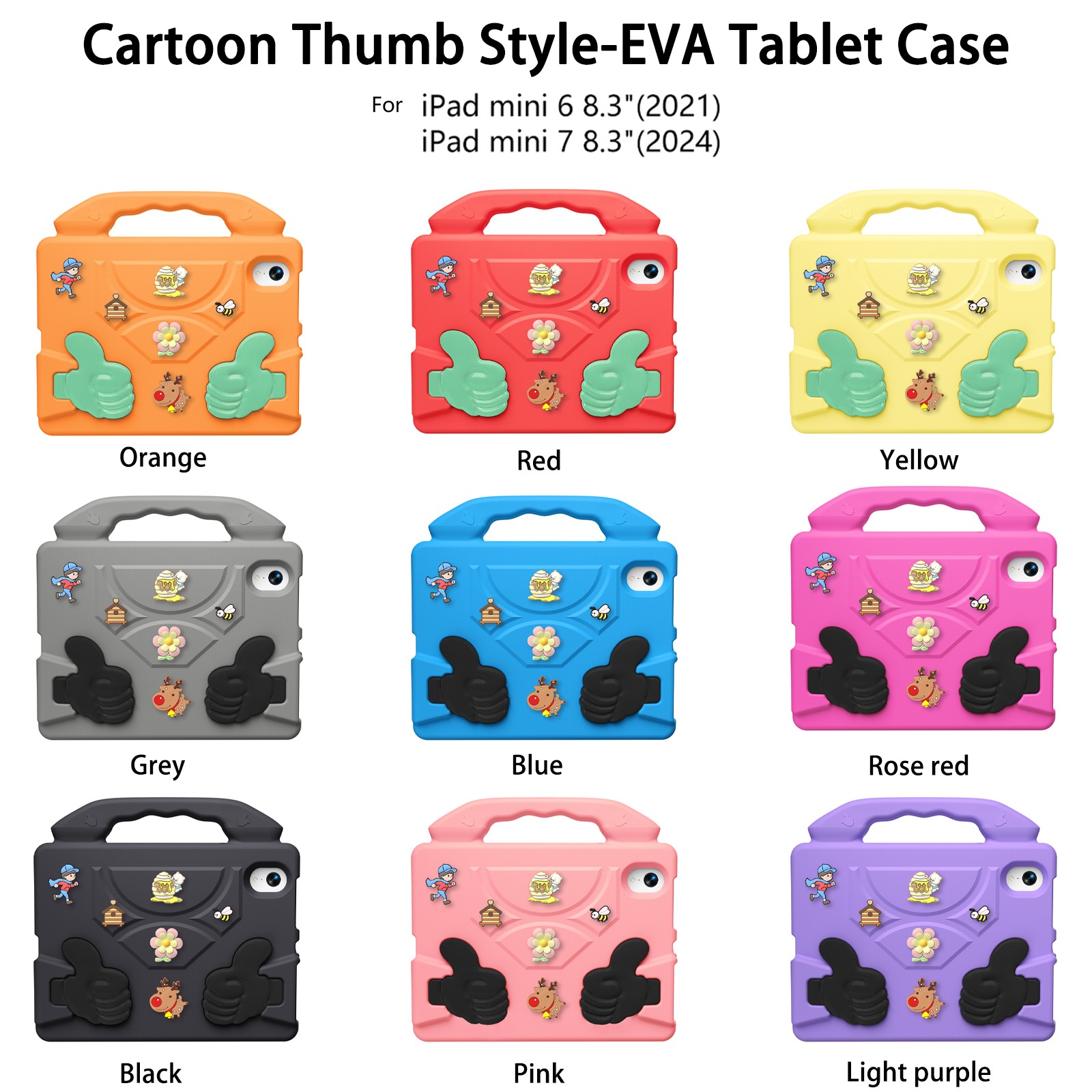 Étuis de protection pour tablette Apple Mini 7, toutes couleurs