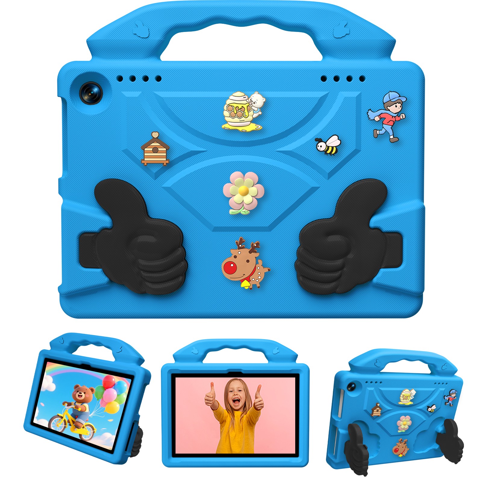 Étui bleu pour Kindle Fire HD8