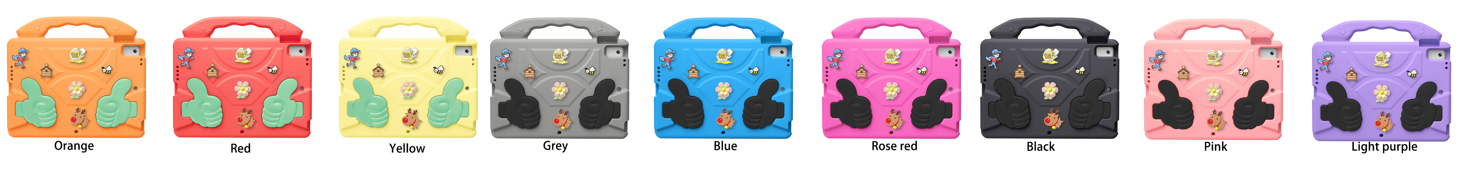 Étui de protection pour iPad 10,2 pouces, toutes couleurs