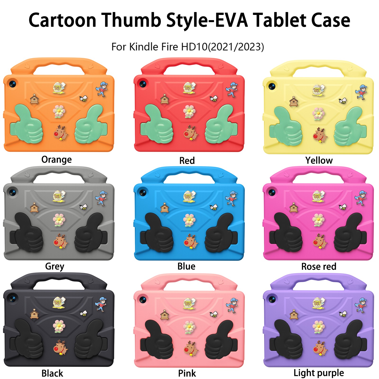 Couleurs des étuis de protection pour Kindle Fire HD10