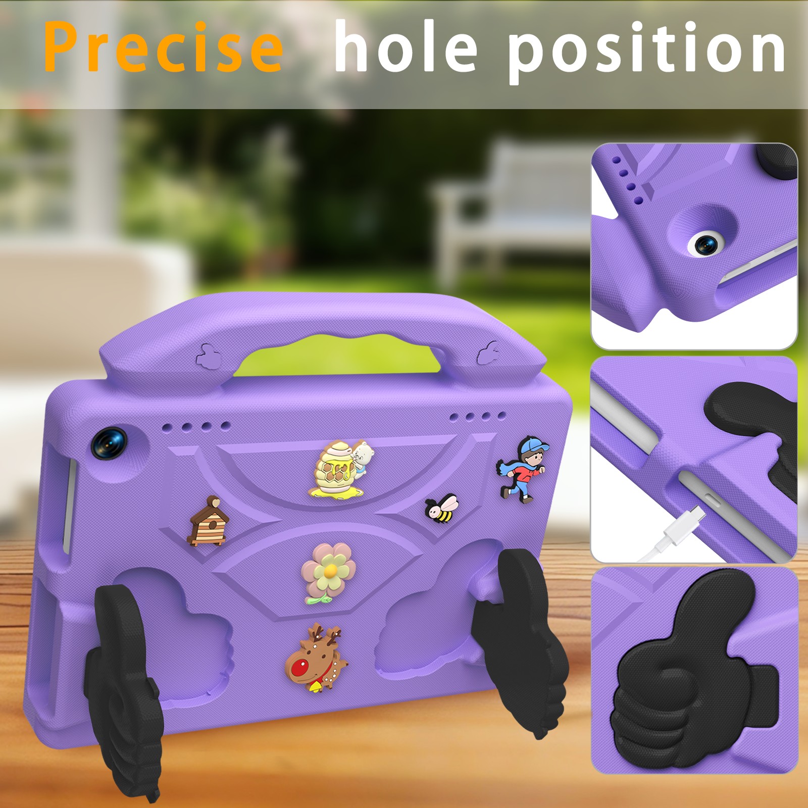 Étui violet clair pour Kindle Fire HD8