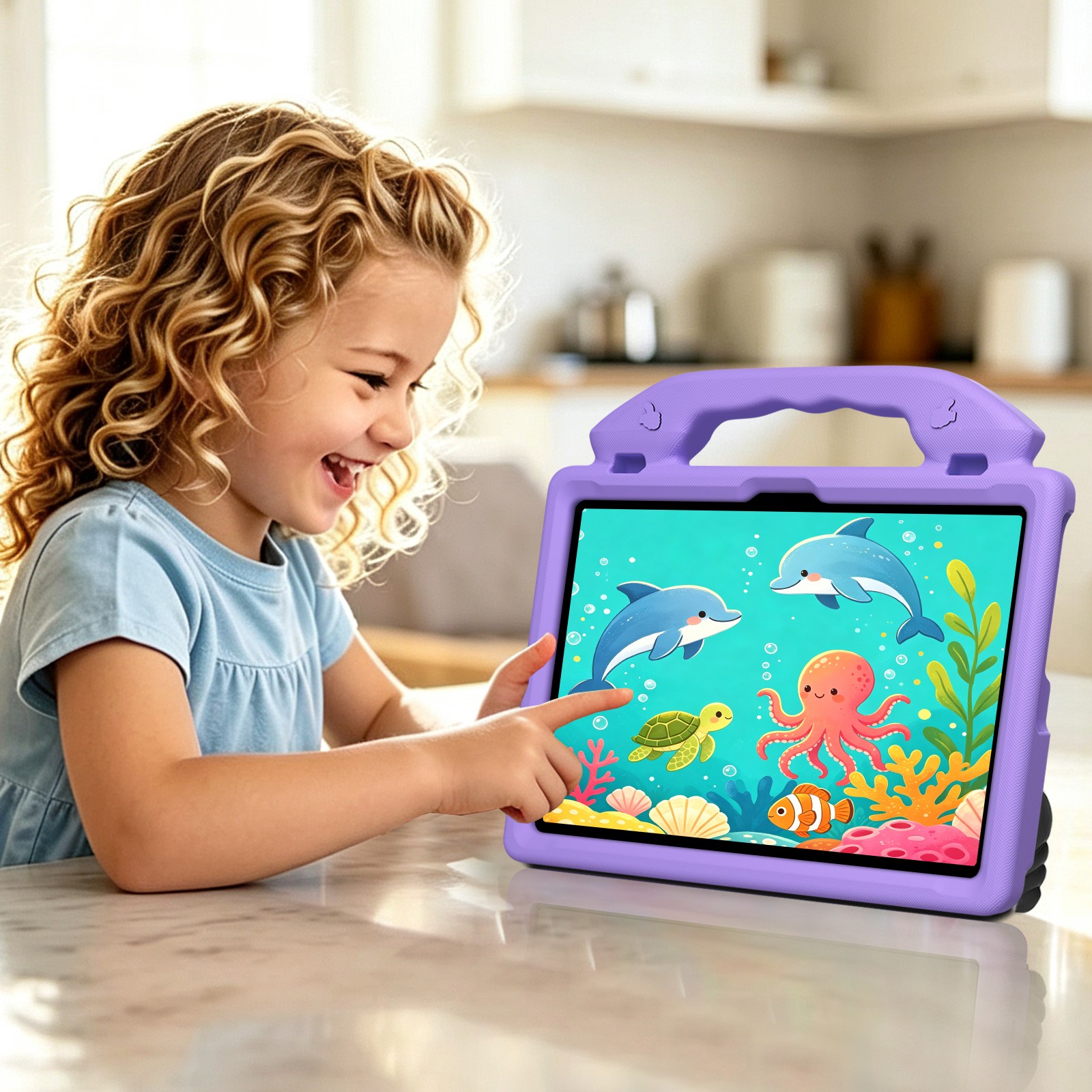 Étui violet clair pour Kindle Fire Max 11 pouces