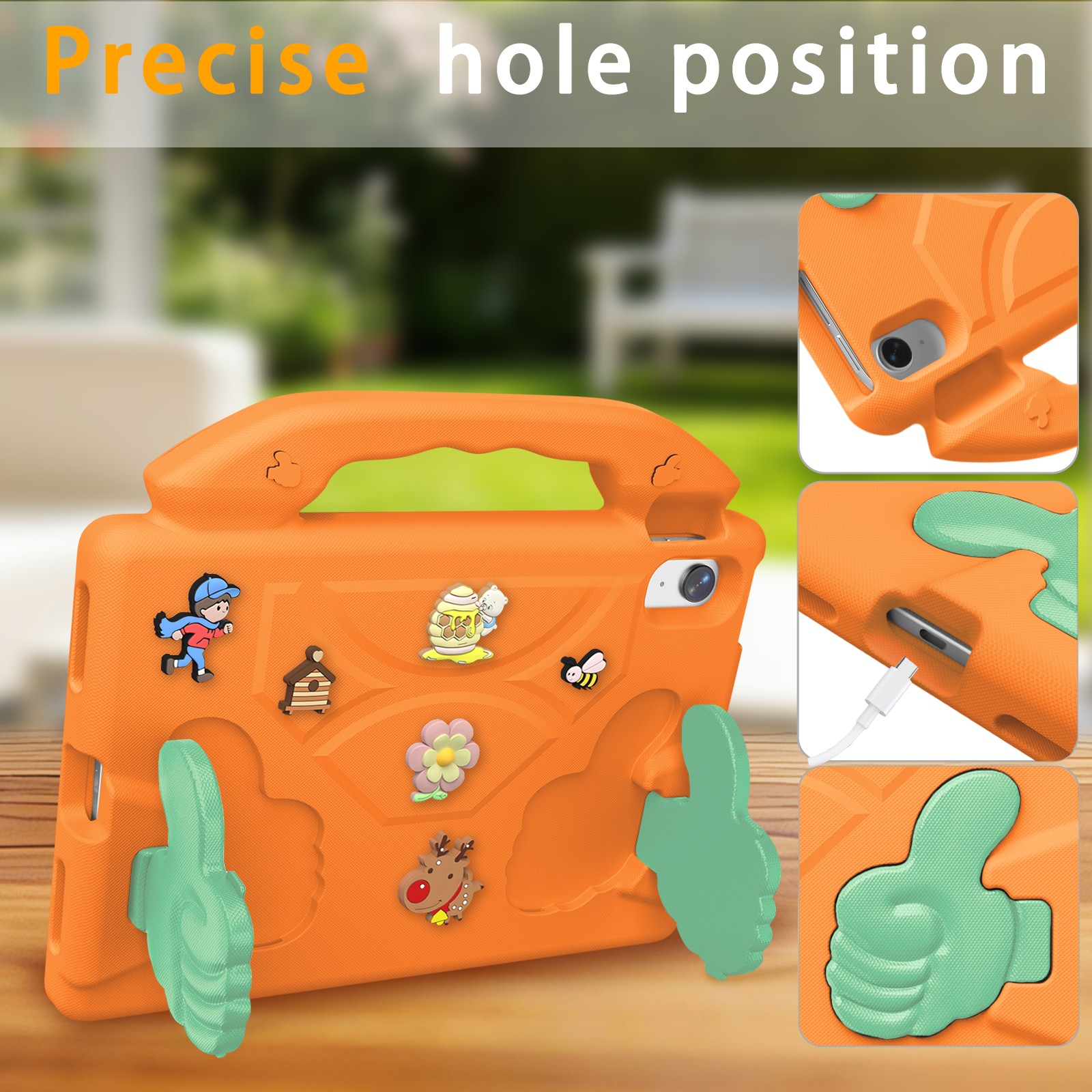 Étui orange pour tablette iPad 11/10