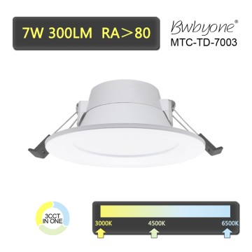 7W 300LM MTC-TD-7001 LED Recessed Mounted Downlight