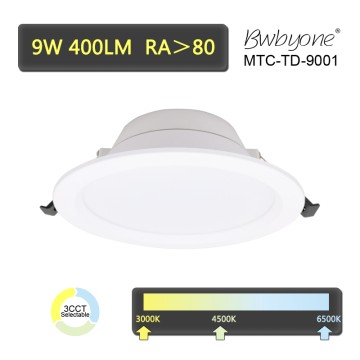 9W 400LM MTC-TD-9001 LED Recessed Mounted Downlight