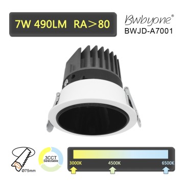 7W 700LM BWJD-A7001 LED Recessed Spot light