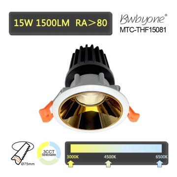 15W 1500LM MTC-THF15081 LED Recessed Mounted Downlight