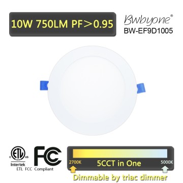 BW-EF9D1010 LED Recessed Panel light with ETL compliant