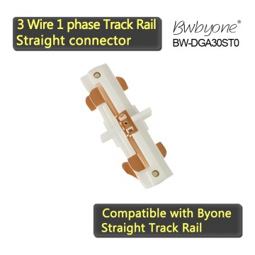 BW-DGA30ST0 Straight LED Track rail connector for LED track lighting system