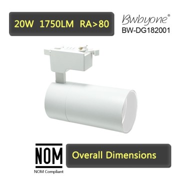 20W 100LM/W BW-DG182001 LED Surface Mounted COB Track Light