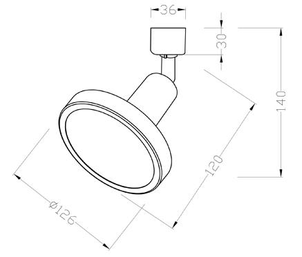 BW-DG240E27 line drawing m