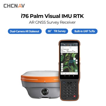 CHCNAV i76 RTK GNSS Receiver - Ultra-Light, Dual Camera, IP68
