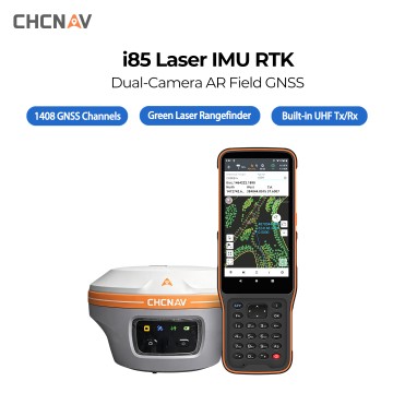 CHCNAV i85 Laser IMU RTK GNSS Survey Receiver - Green Laser