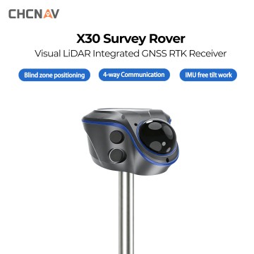 CHCNAV X30 LiDAR GNSS RTK - Vi-LiDAR & AR Stakeout System