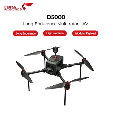 Feima D5000 Multi-Rotor Survey UAV, 90 mins Long Endurance Mapping Drone for Topographic & Aerial Survey
