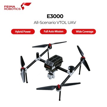 Feima E3000 Intelligent Aerial Survey Drone, Foldable Multirotor UAV with Global Shutter APS-C Camera for Photogrammetry