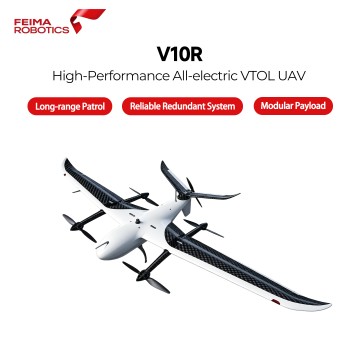 Feima V10R Intelligent Electric VTOL UAV, Multi‑Payload Drone for Emergency Response, Security Patrol & Aerial Survey