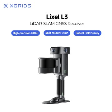 Scanner laser 3D portable XGRIDS Lixel L3 SLAM, nuage de points couleur en temps réel, SLAM par fusion multi-sources, levés topographiques de tunnels souterrains intérieurs et extérieurs