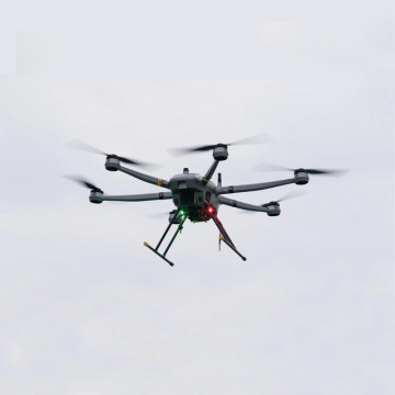 JOUAV PH-20 multi-rotor UAV with a maximum load of 10kg and a 70-minute endurance. It is equipped with all common payloads such as lidar, camera, spectral imager, aeromagnetic, micro synthetic apertur