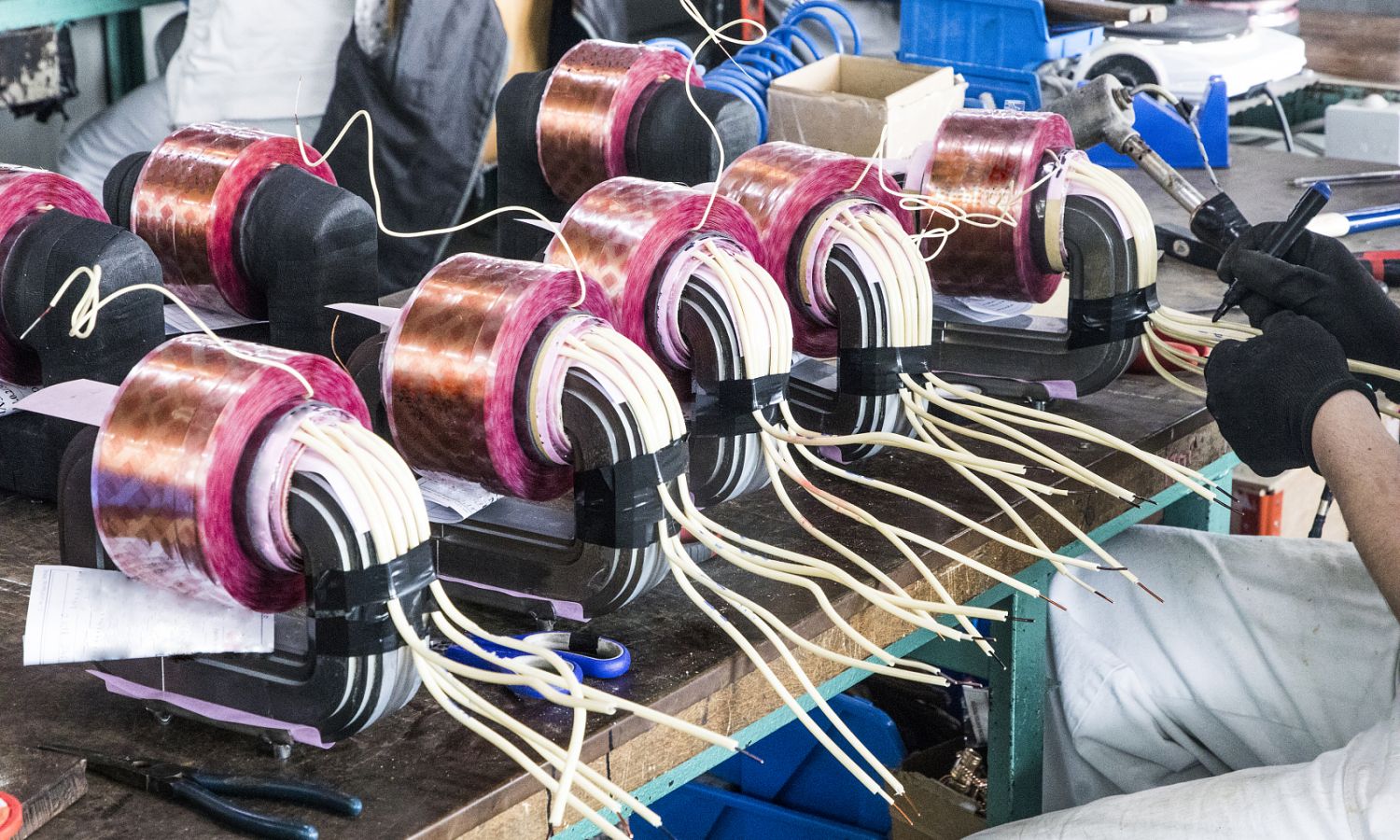 Application of automation equipment in transformer production