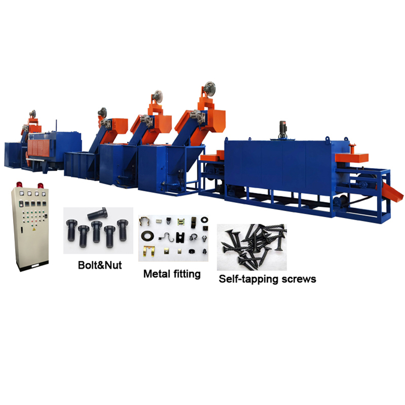 Mesh belt quenching tempering furnace for self tapping screws