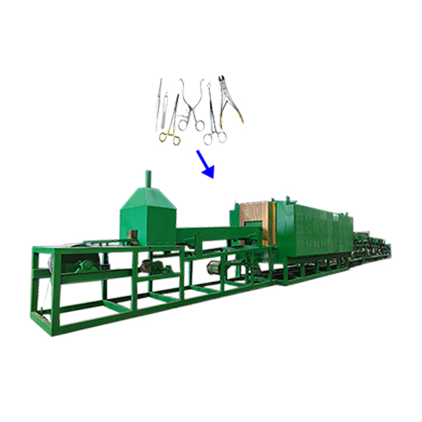 Blades/knife /spoon electric conveyor belt annealing heat treatment furnace